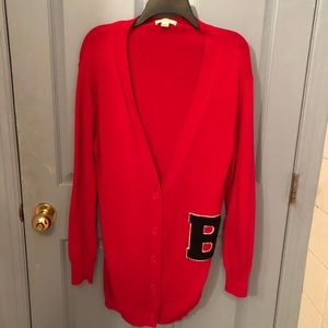 Forever 21 Plus Size Oversize Varsity Cardigan